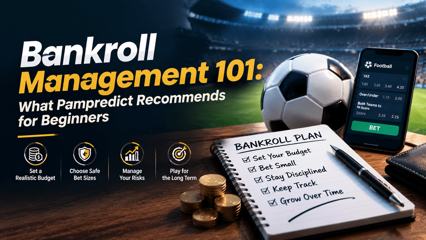 Bankroll Management 101: What Pampredict Recommends for Beginners