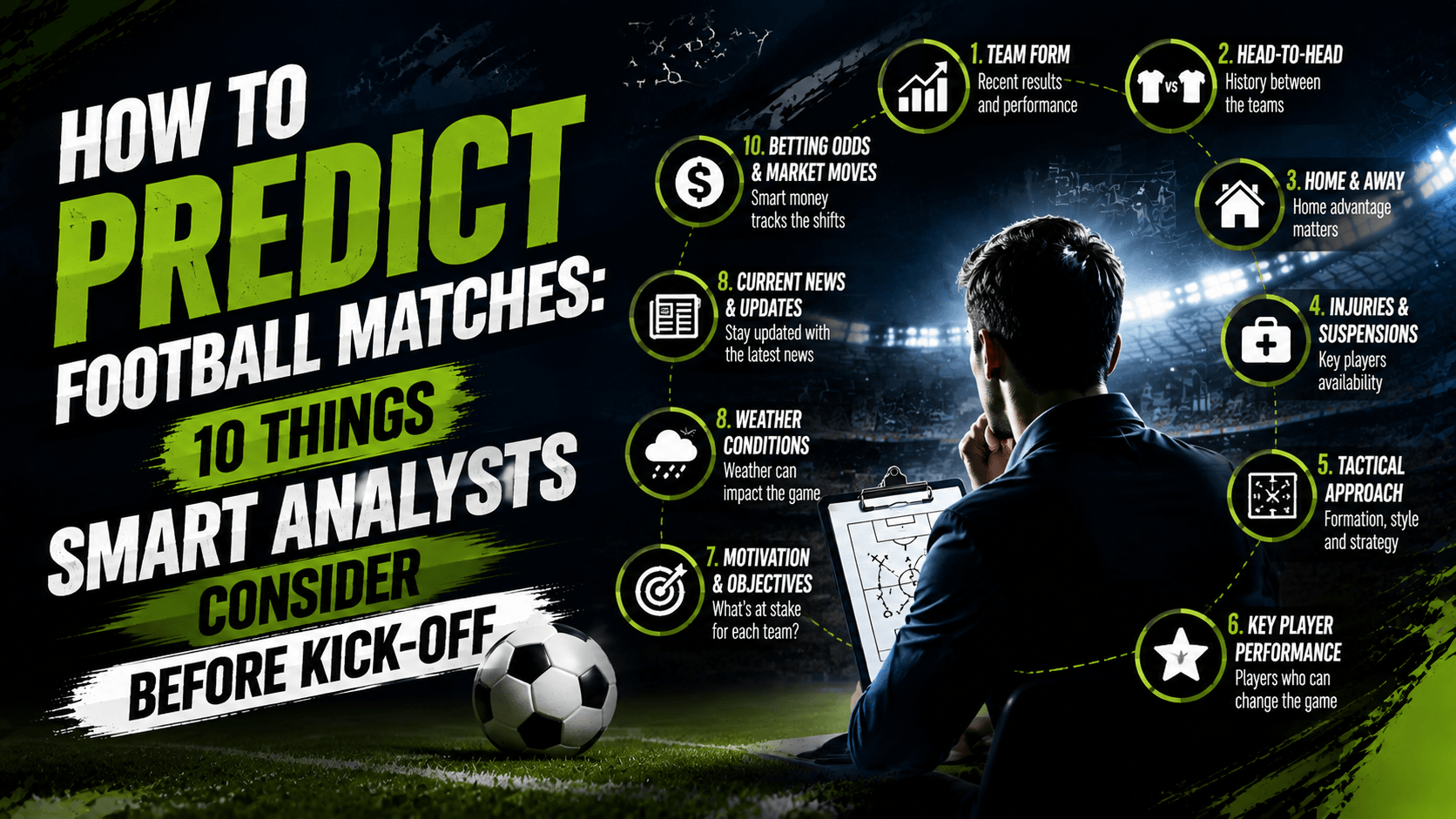 How to Predict Football Matches: 10 Things Smart Analysts Consider